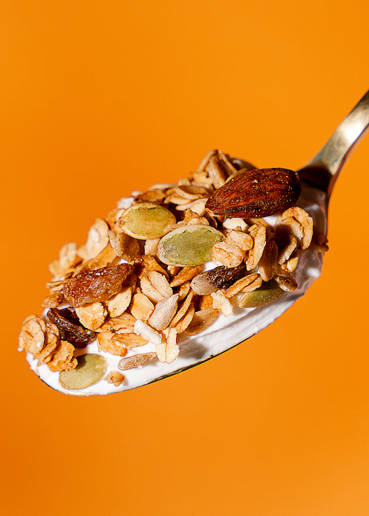 Granola cu migdale și ștrudel cu mere 450g