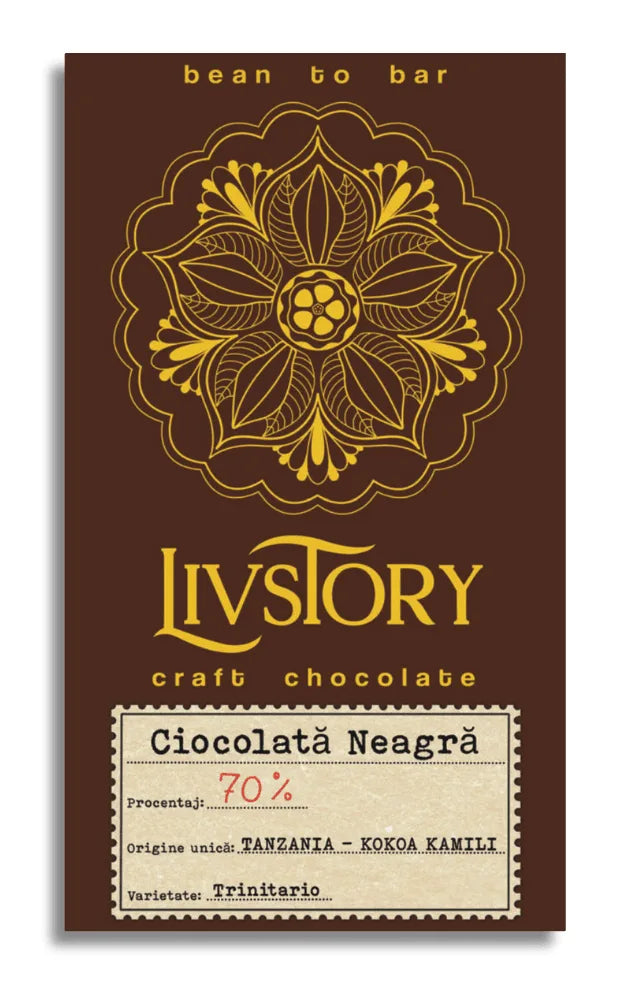 Ciocolată Neagră 70% bean to bar origine Tanzania