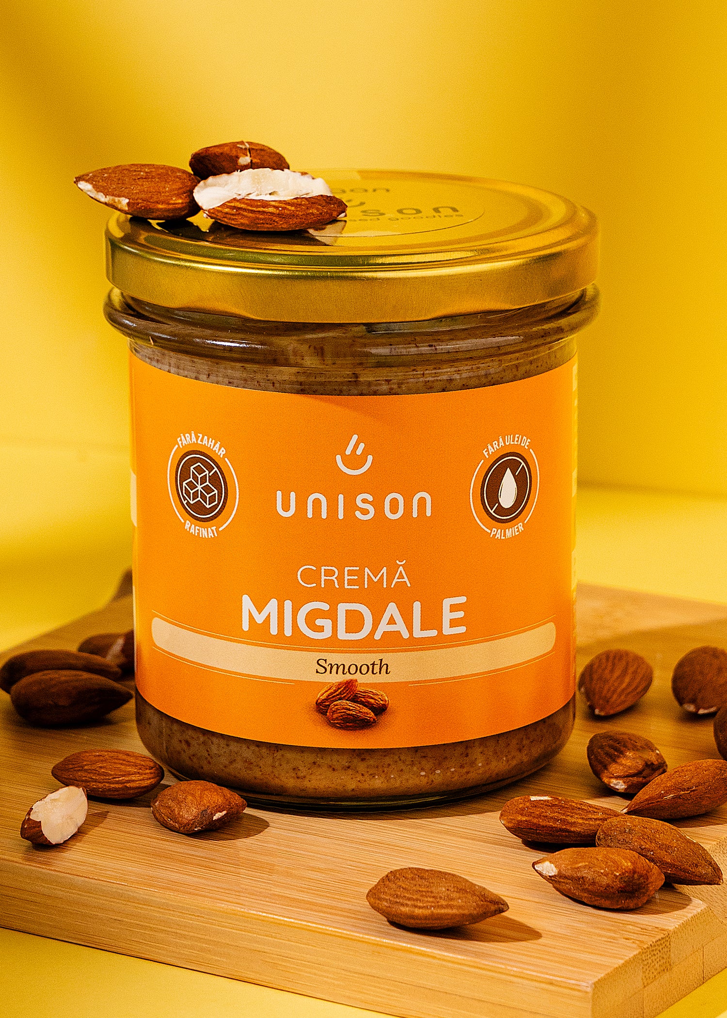 Crema de migdale naturala 100% smooth fără zahăr | Unison – Unison